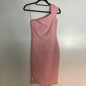 LIKELY PINK MIDI DRESS